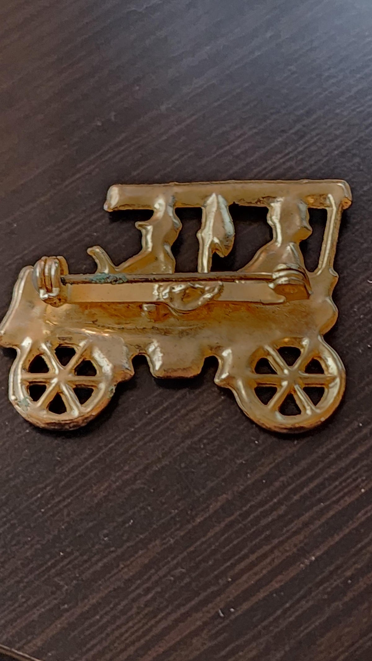 Vintage Model T Car Brooch: 1920s Style Automobile Pin