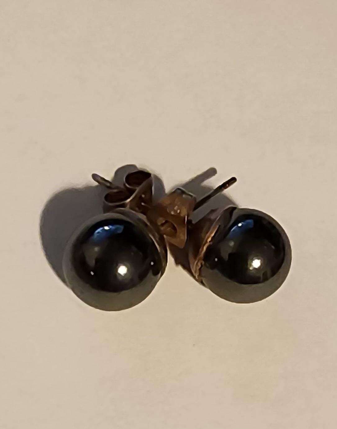 Hematite Jewelry Set: Healing Stone Bracelet & Necklace
