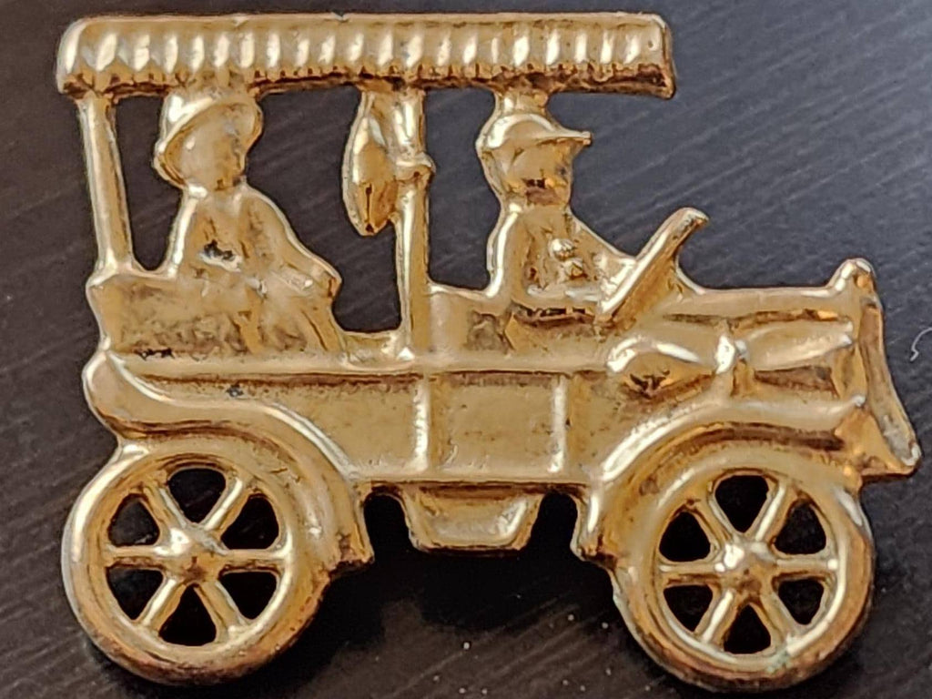 Vintage Model T Car Brooch: 1920s Style Automobile Pin