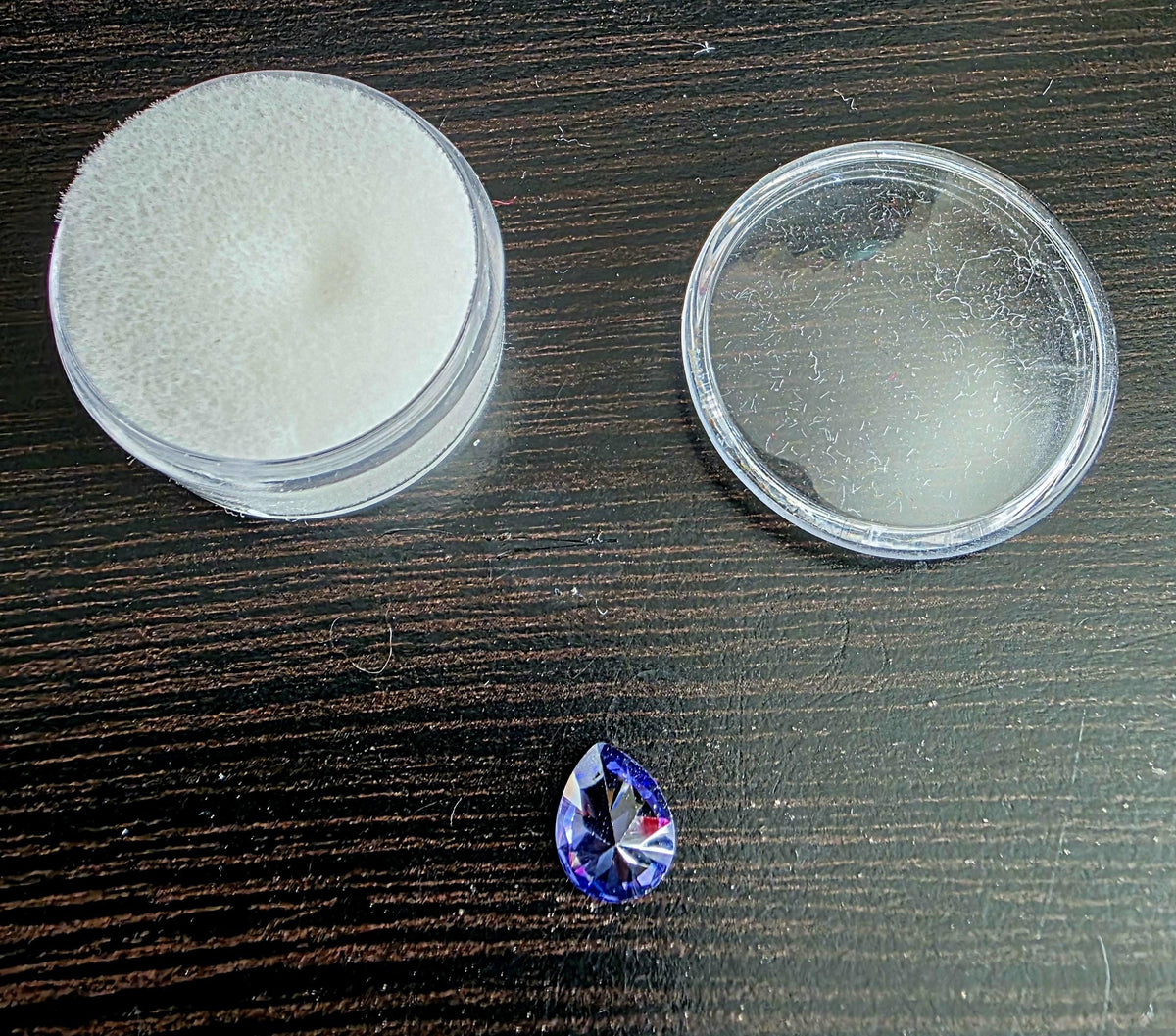 3.5ct Natural Blue Tanzanite Pear Gemstone 8x10mm