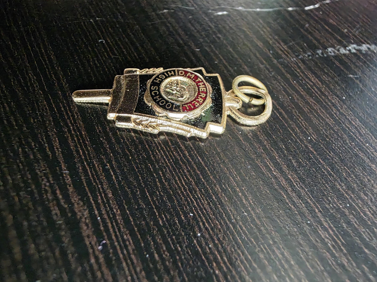 Therrell High School Commemorative Charm – Vintage 1960s Alumni Keepsake