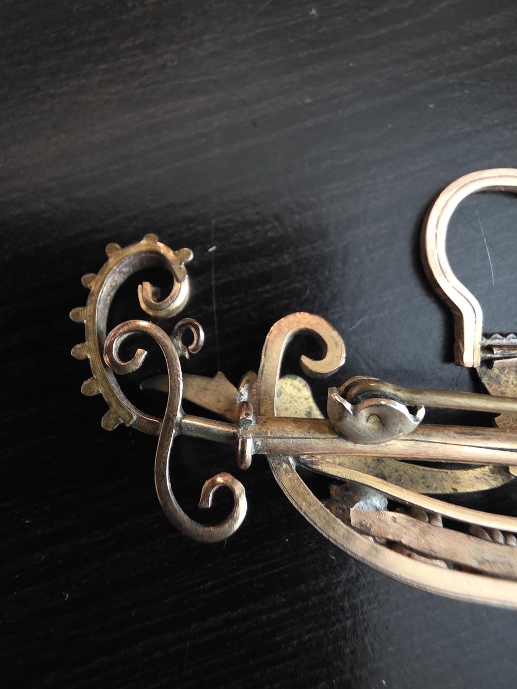 Victorian Gold Filled Masonic Brooch | Antique Freemason Pin with Removable Sword