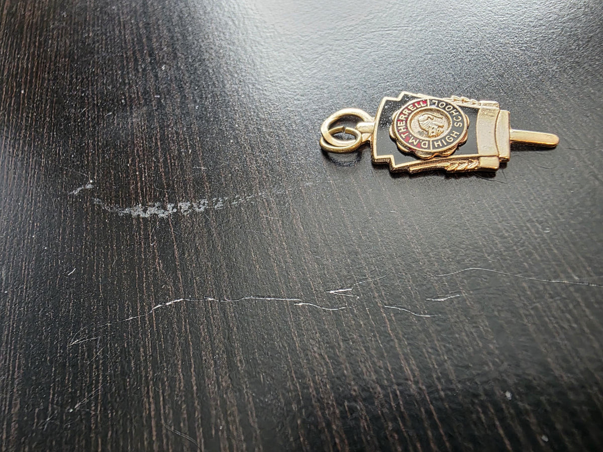 Therrell High School Commemorative Charm – Vintage 1960s Alumni Keepsake