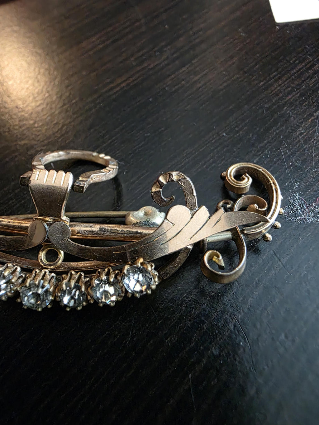 Victorian Gold Filled Masonic Brooch | Antique Freemason Pin with Removable Sword