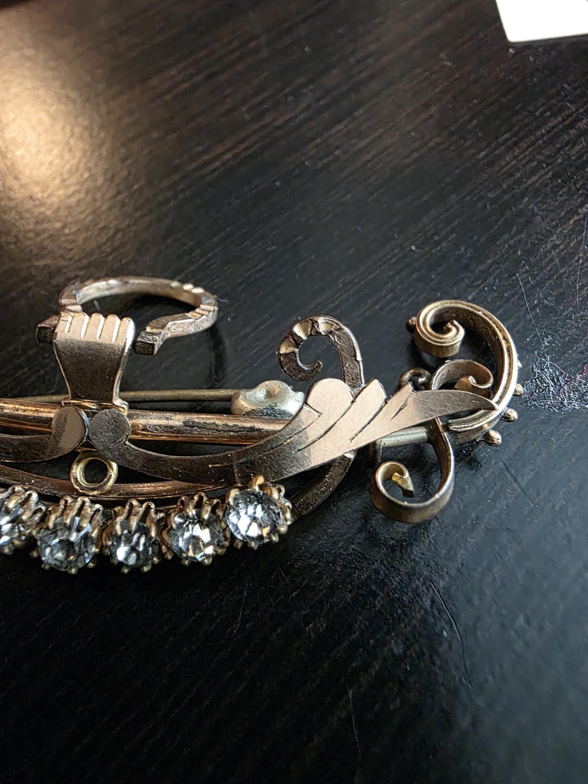 Victorian Gold Filled Masonic Brooch | Antique Freemason Pin with Removable Sword
