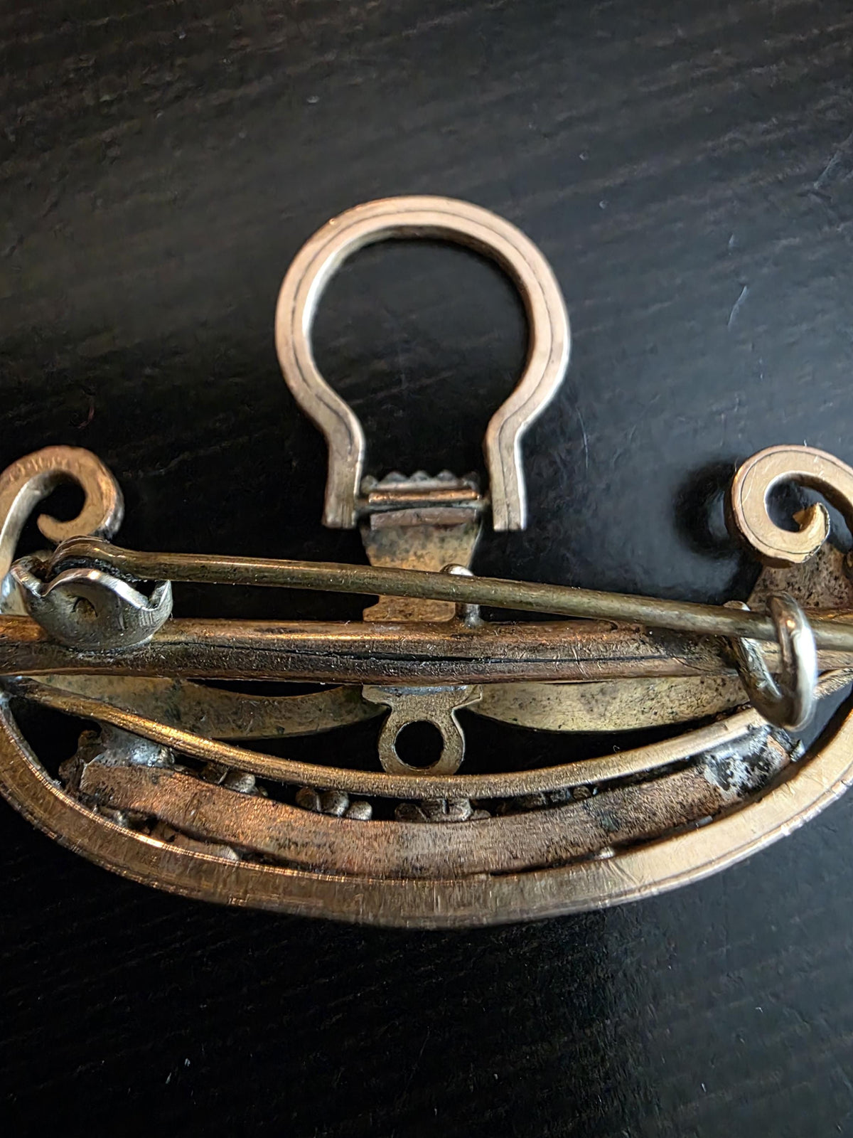 Victorian Gold Filled Masonic Brooch | Antique Freemason Pin with Removable Sword