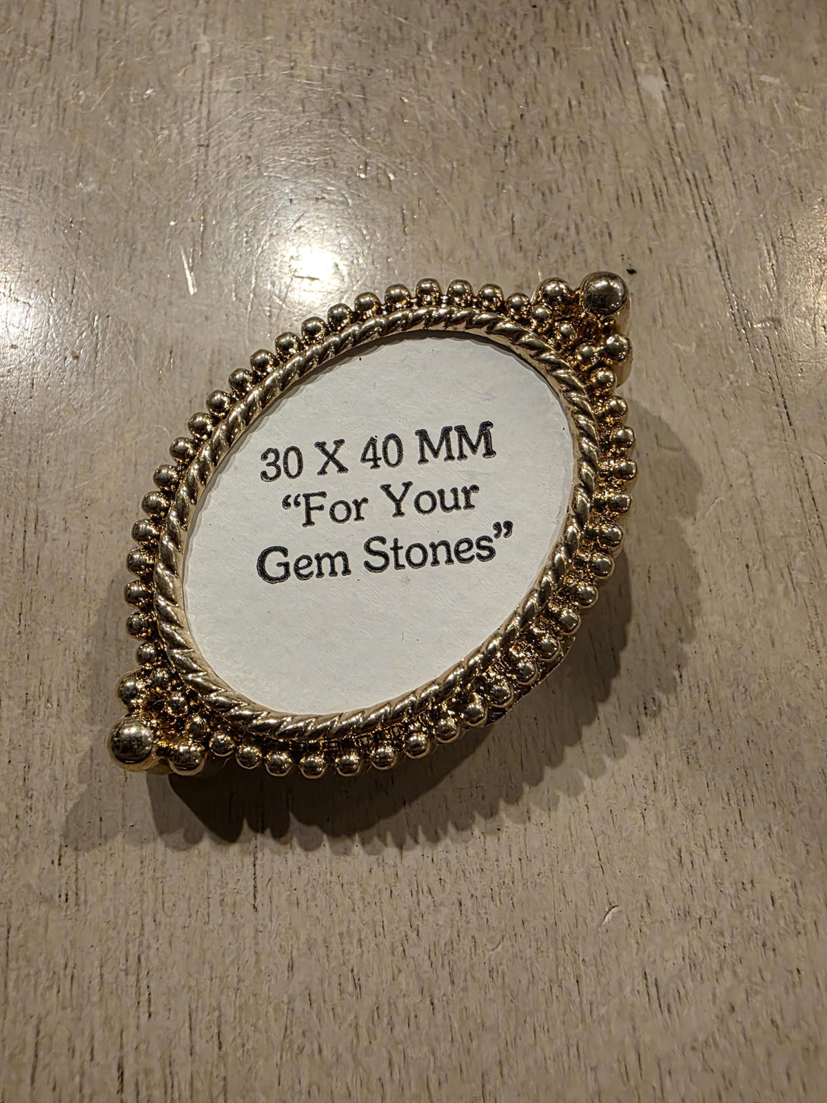 Vintage Cabochon Belt Buckle Mounting, Western Jewelry Making