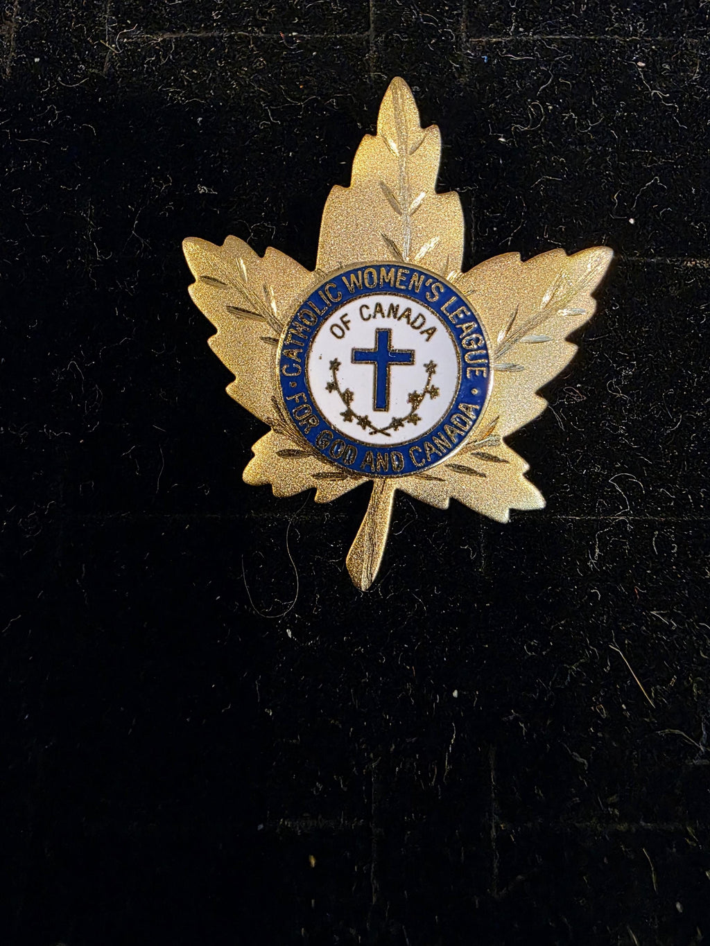 CWL Religious Brooch | Catholic Women’s League of Canada Lapel Pin