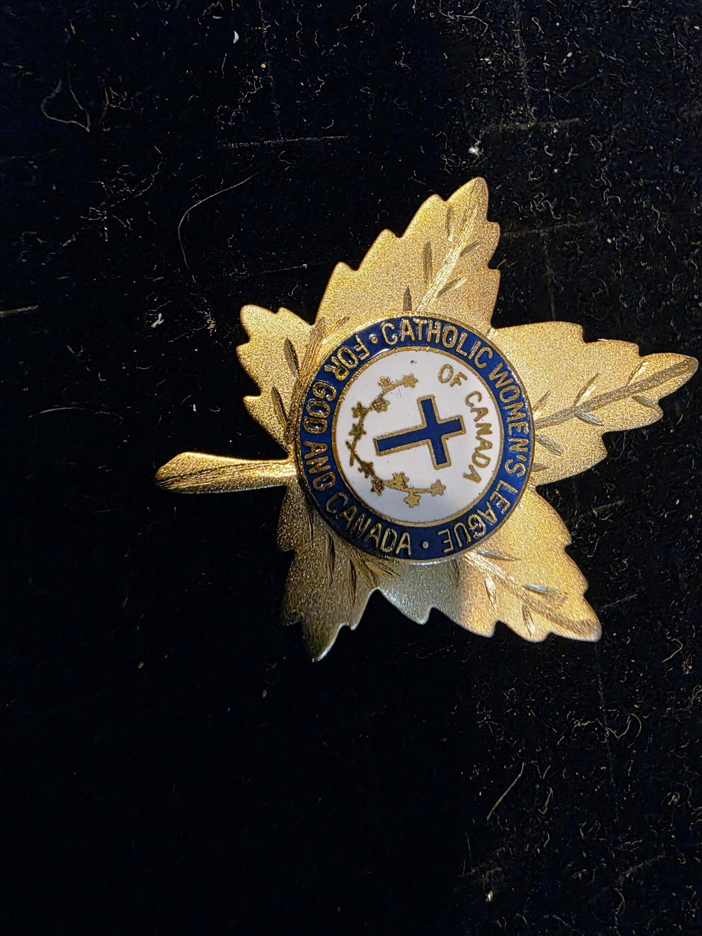 CWL Religious Brooch | Catholic Women’s League of Canada Lapel Pin