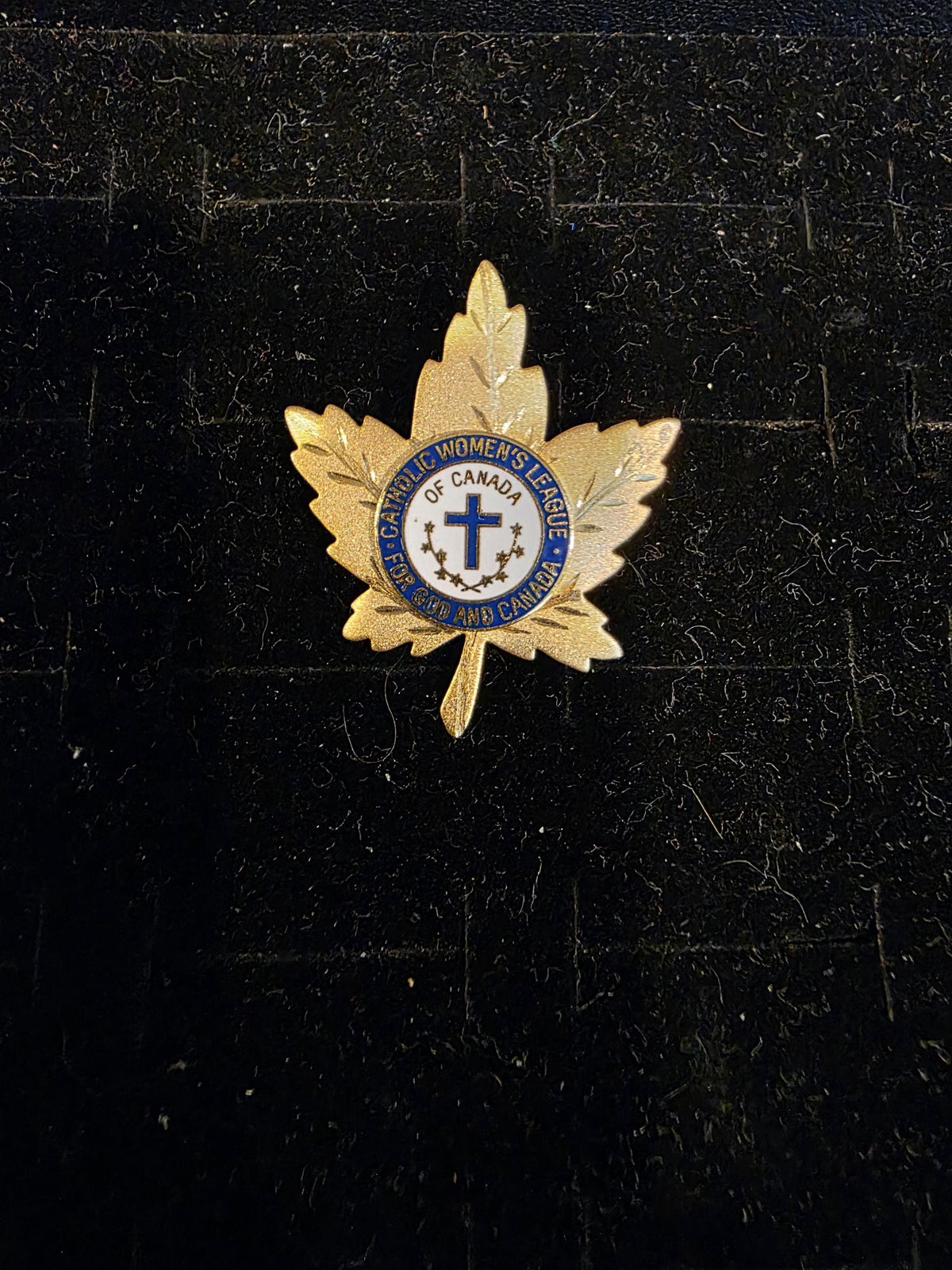CWL Religious Brooch | Catholic Women’s League of Canada Lapel Pin
