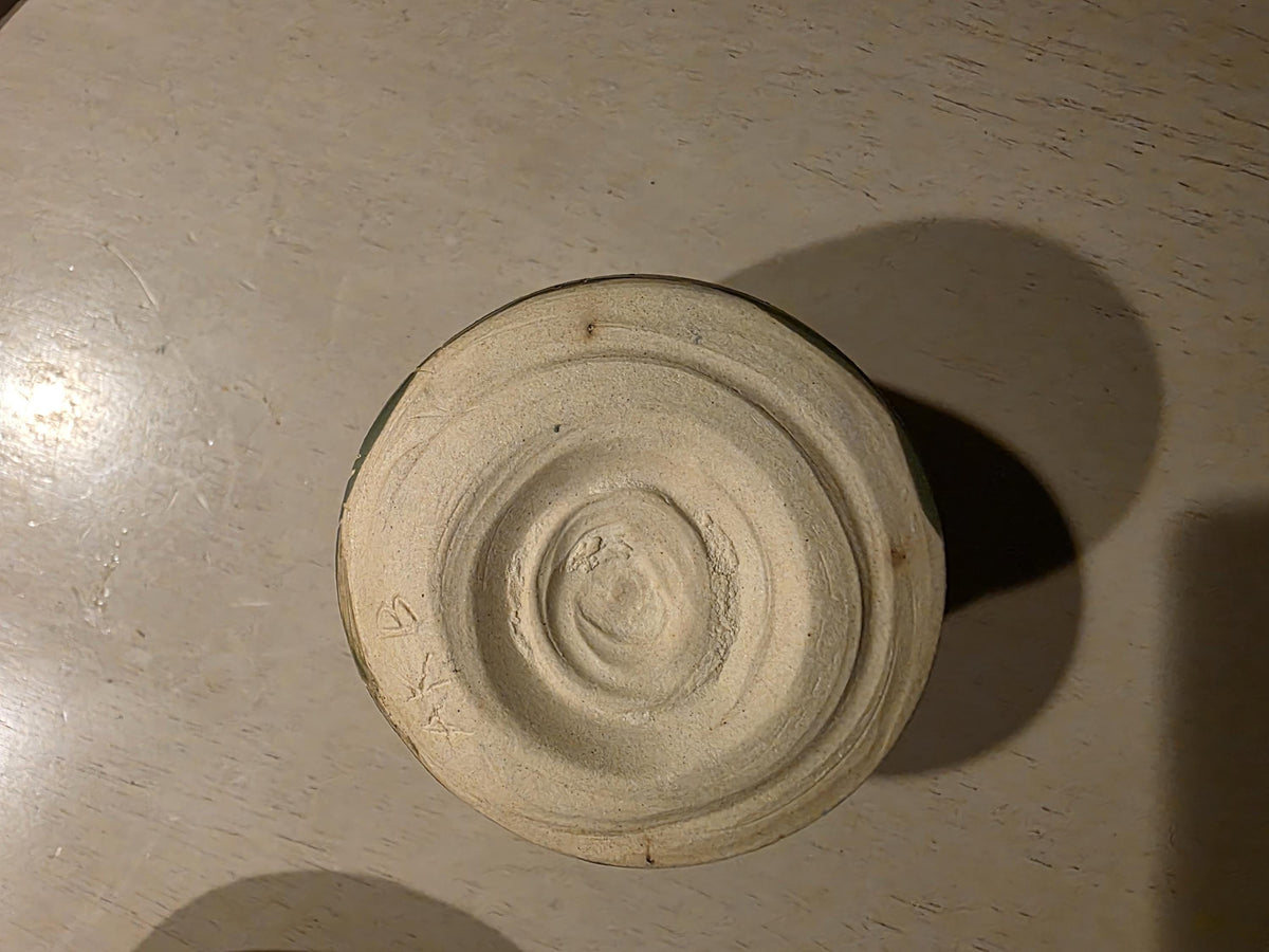 Sea turtle sgraffito ring dish, handmade by Outer Reef Ceramics