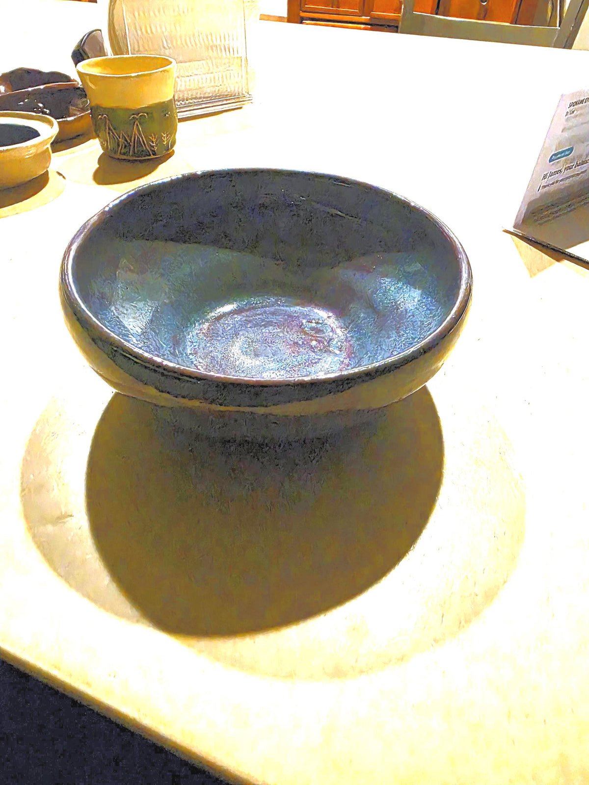 Rustic soup bowl, handmade by Outer Reef Ceramics