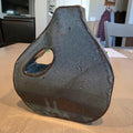 Denim blue flower vase, handmade by Outer Reef Ceramics