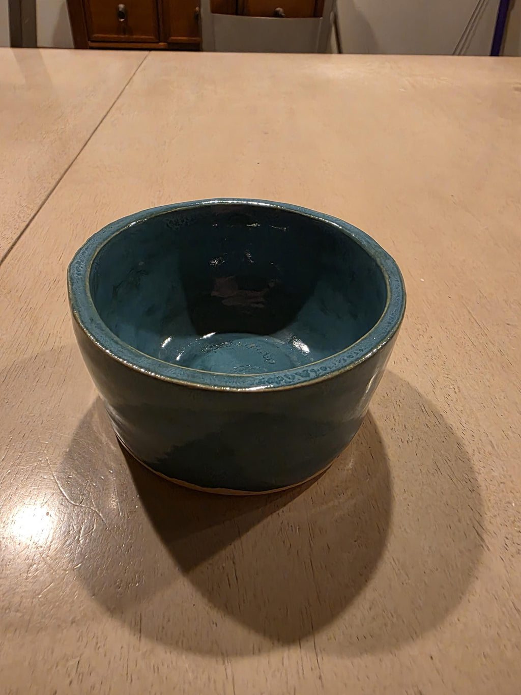 Teal ocean bowl, handmade by Outer Reef Ceramics