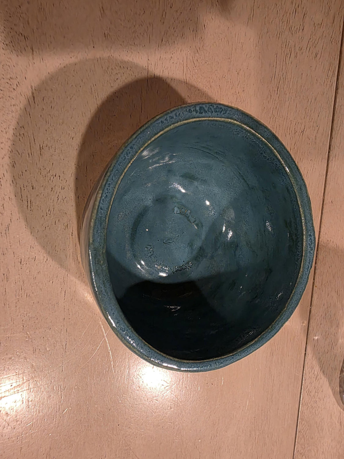 Teal ocean bowl, handmade by Outer Reef Ceramics