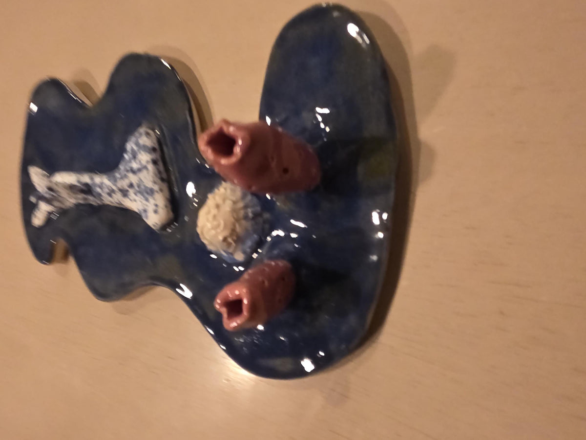 Whale ring dish, handmade by Outer Reef Ceramics