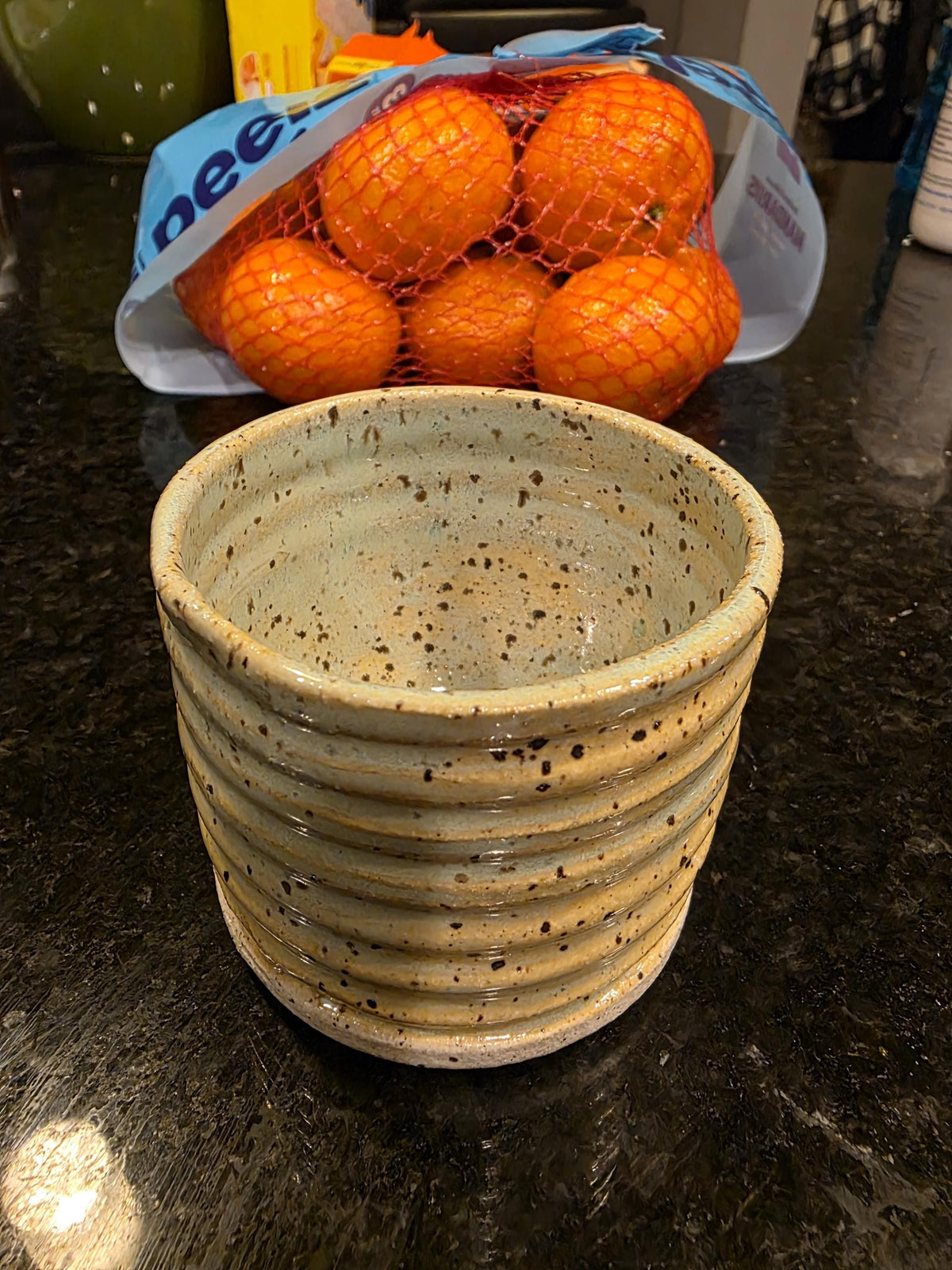 Speckled Sand and Sea mug, handmade by Outer Reef Ceramics