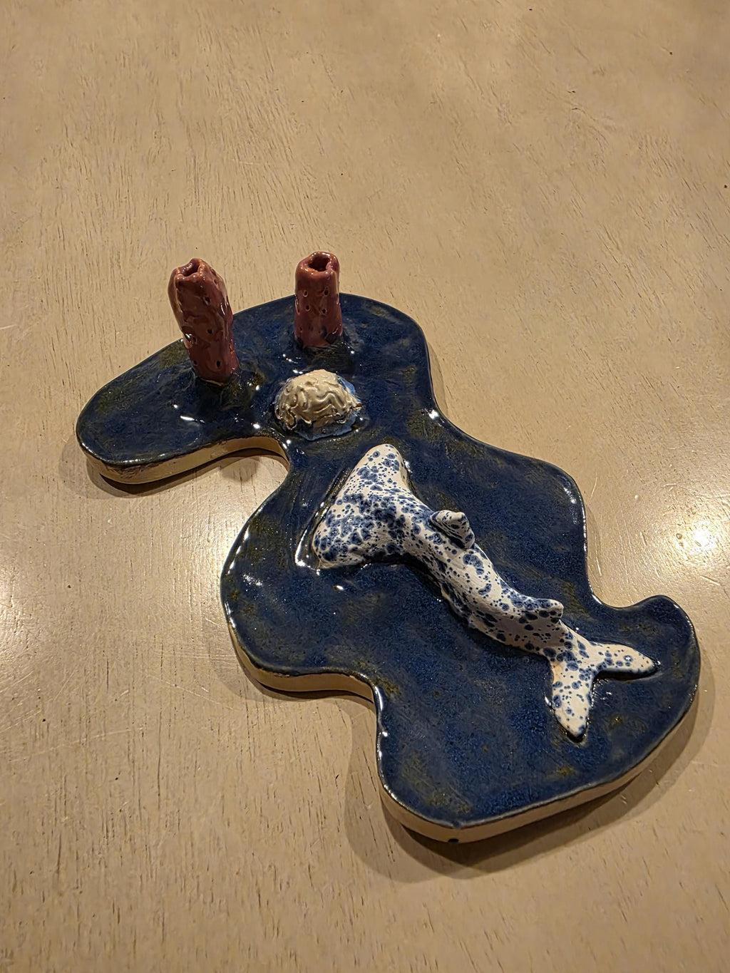 Whale ring dish, handmade by Outer Reef Ceramics