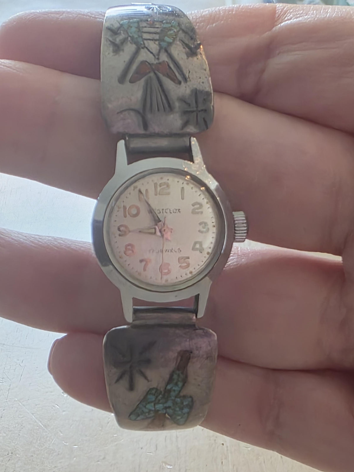Thomas Singer watch band cuff Signed Native American Jewelry