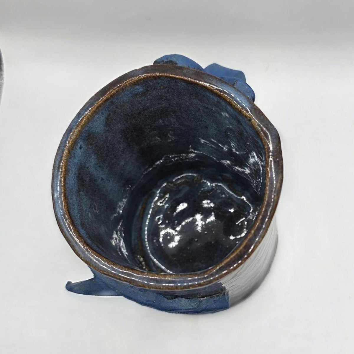 Whale shark mug, handmade by Outer Reef Ceramics