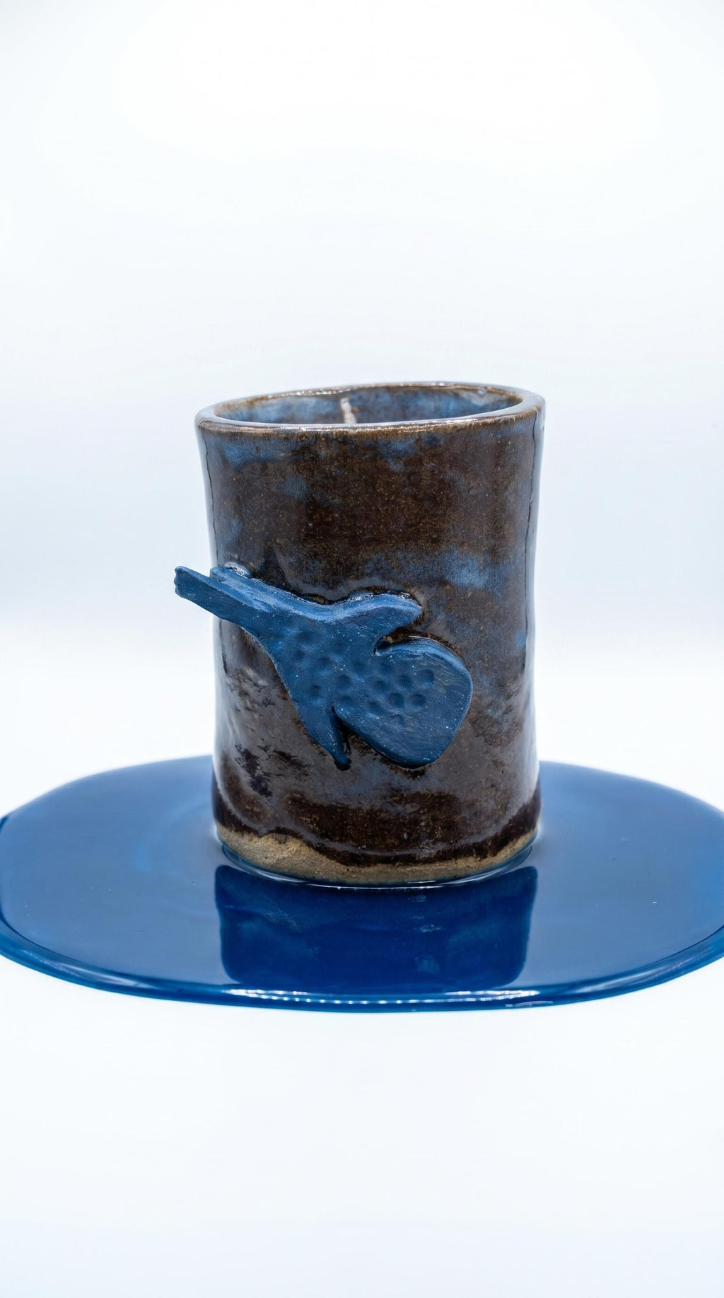 Whale shark mug, handmade by Outer Reef Ceramics