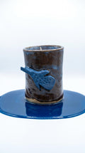 Whale shark mug, handmade by Outer Reef Ceramics