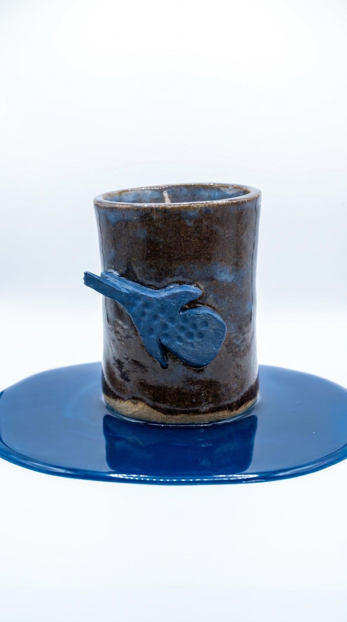 Whale shark mug, handmade by Outer Reef Ceramics