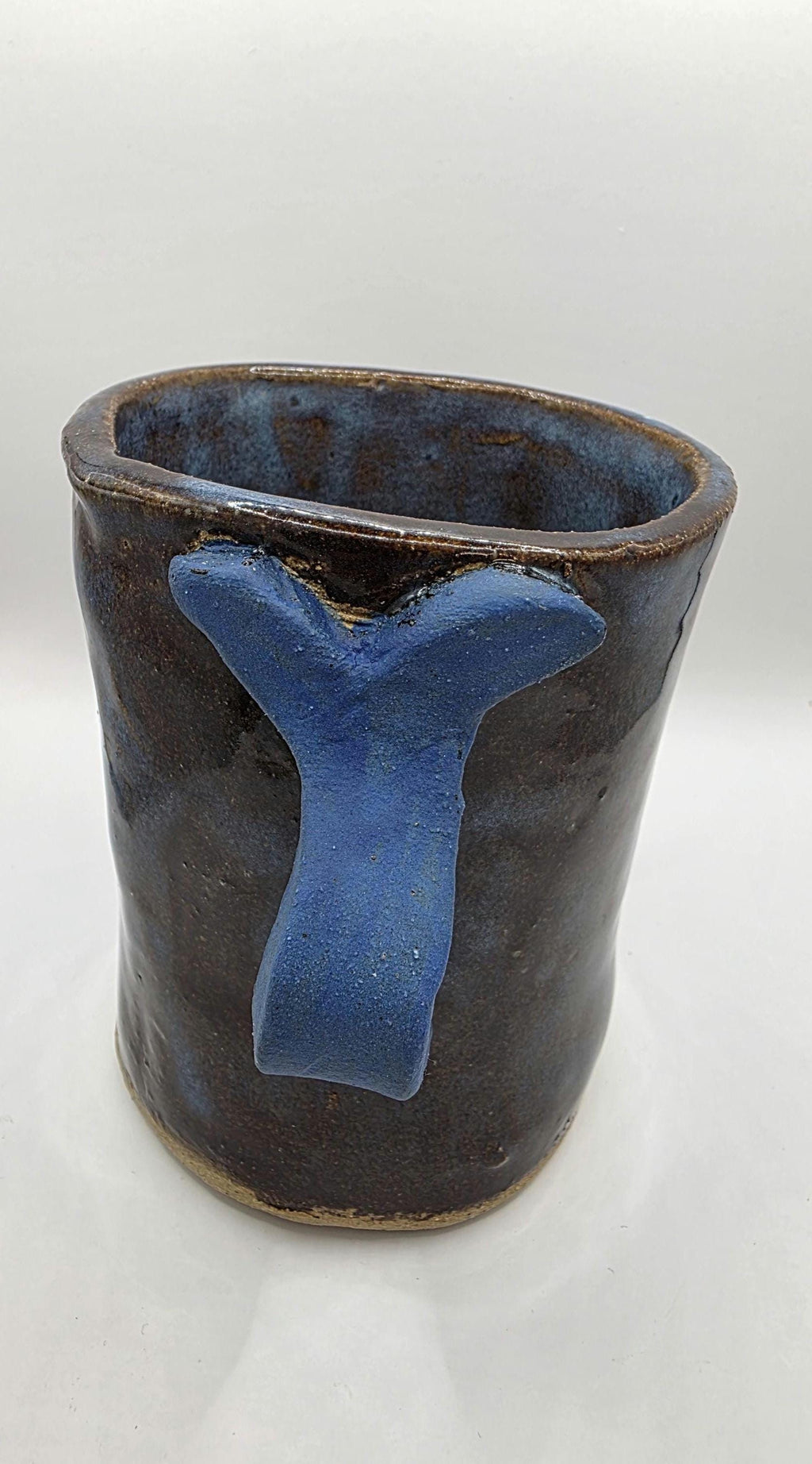 Whale shark mug, handmade by Outer Reef Ceramics