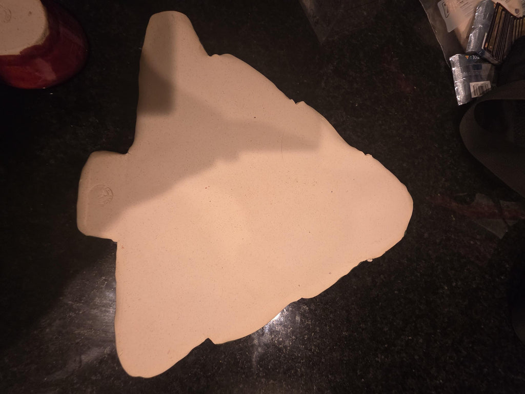 Christmas tree charcuterie board, handmade by Outer Reef Ceramics