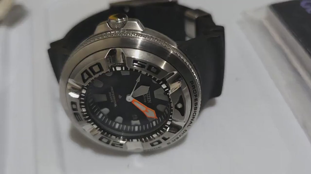 Citizen Promaster Ecozilla BJ8050-08E Eco-Drive 300M Diver Watch NEW With Manual Solar Powered Professional Dive