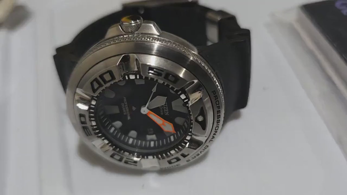 Citizen Promaster Ecozilla BJ8050-08E Eco-Drive 300M Diver Watch NEW With Manual Solar Powered Professional Dive